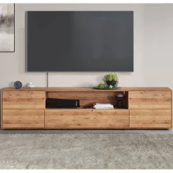 Wohnen Tv & Hifi-Möbel|Lowboards<TV Lowboard aus Massivholz Wildeiche - Holiday