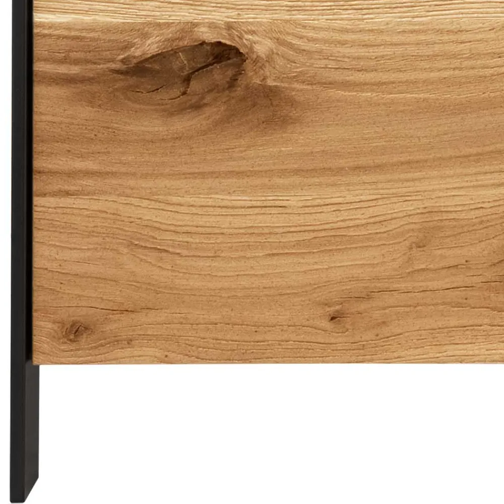 Wohnen Tv & Hifi-Möbel|Lowboards<TV Lowboard aus Wildeiche massiv mit LED - Viligrana
