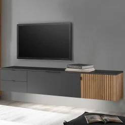 Wohnen Tv & Hifi-Möbel|Lowboards<TV Lowboard für die Wandmontage modern - Cruzca
