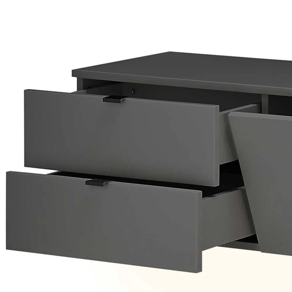 Wohnen Tv & Hifi-Möbel|Lowboards<TV Lowboard für die Wandmontage modern - Cruzca