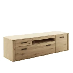 Wohnen Tv & Hifi-Möbel|Lowboards<TV Lowboard in Asteiche Hell - Jevedaz