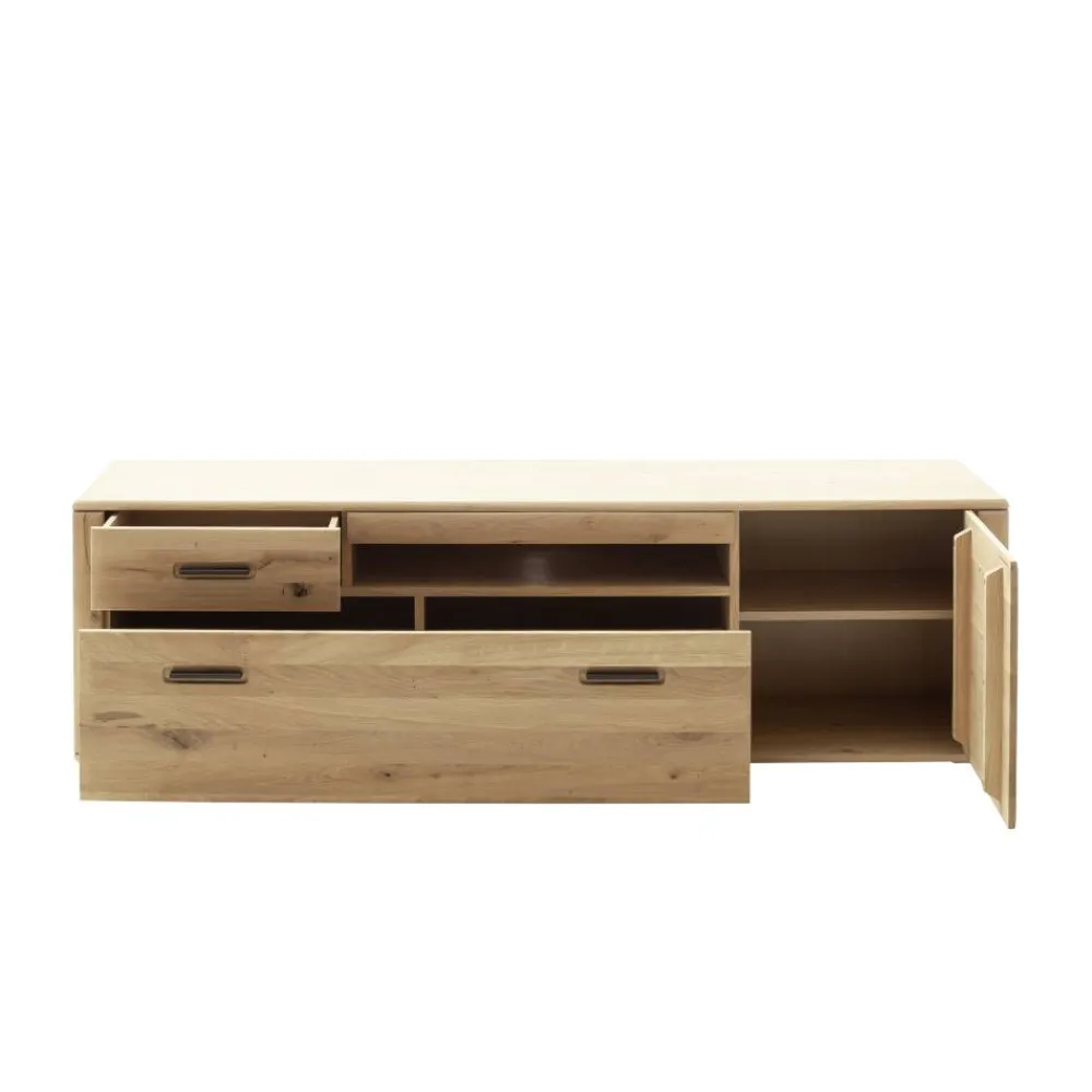 Wohnen Tv & Hifi-Möbel|Lowboards<TV Lowboard in Asteiche Hell - Jevedaz