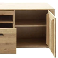 Wohnen Tv & Hifi-Möbel|Lowboards<TV Lowboard in Asteiche Hell - Jevedaz