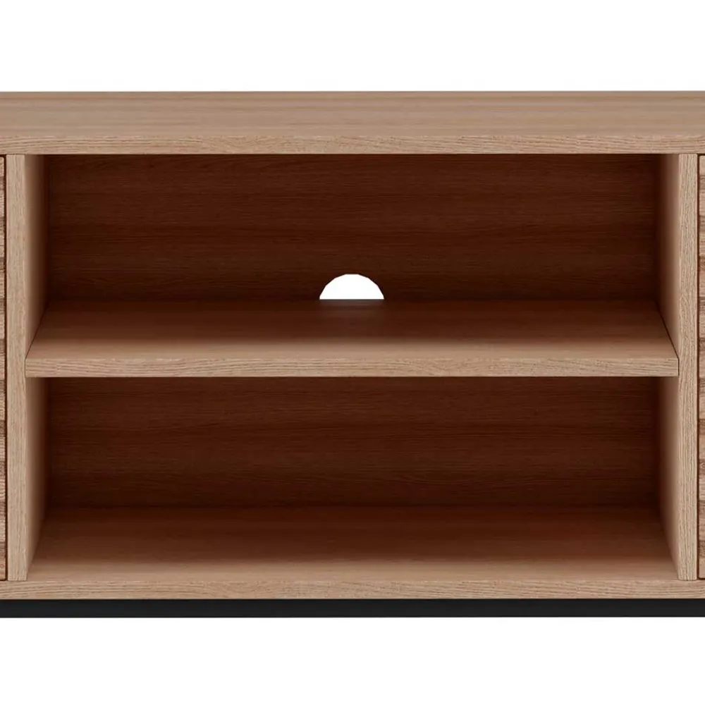 Wohnen Tv & Hifi-Möbel|Lowboards<TV Lowboard in Eiche Holzdekor - Lunira