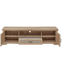 Wohnen Tv & Hifi-Möbel|Lowboards<TV Lowboard in Eiche Holzoptik - Barack