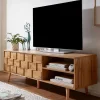 Wohnen Tv & Hifi-Möbel|Lowboards<TV Lowboard in Eiche Holzoptik - Senba