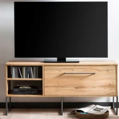 Wohnen Tv & Hifi-Möbel|Lowboards<TV Lowboard in Eiche Touchwood - Swurta