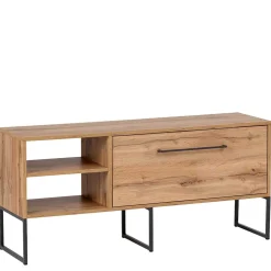 Wohnen Tv & Hifi-Möbel|Lowboards<TV Lowboard in Eiche Touchwood - Swurta