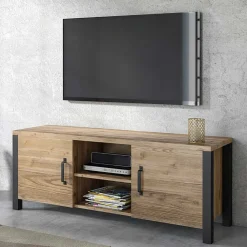 Wohnen Tv & Hifi-Möbel|Lowboards<TV Lowboard in Fichte Holzoptik - Simeona