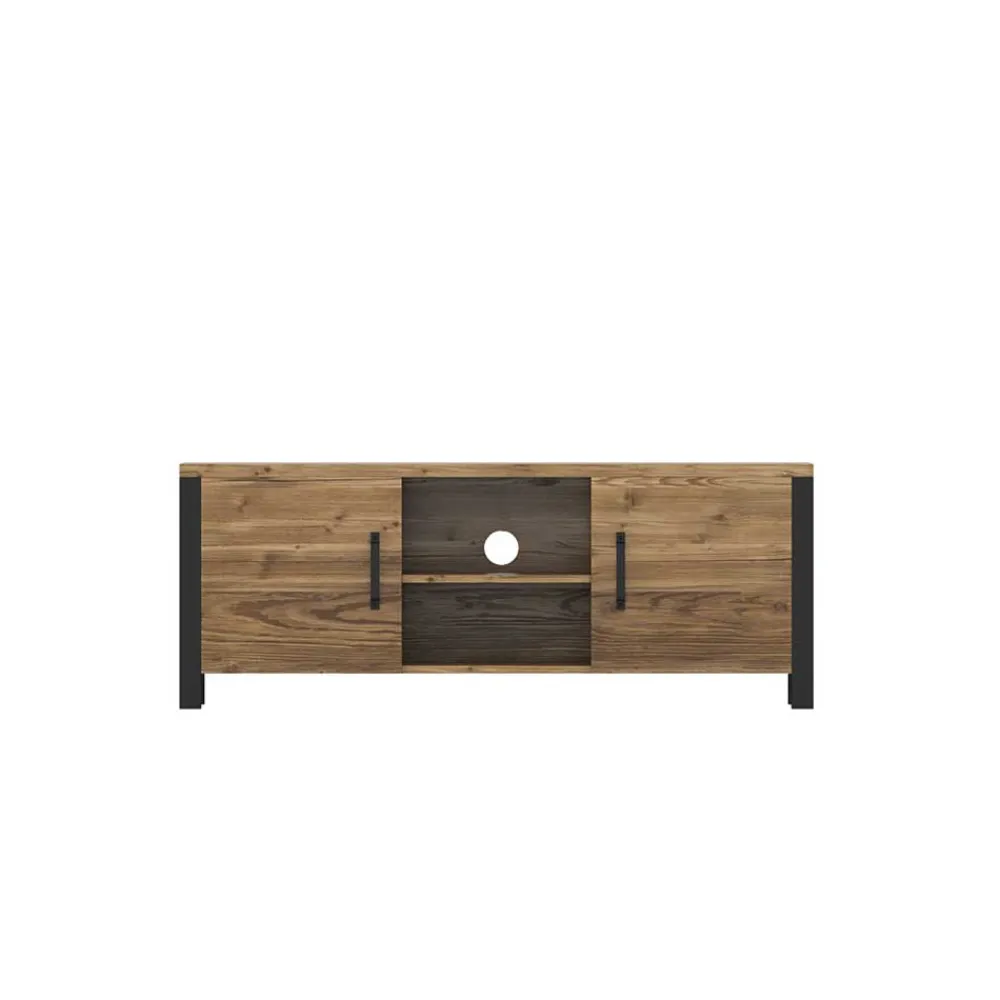 Wohnen Tv & Hifi-Möbel|Lowboards<TV Lowboard in Fichte Holzoptik - Simeona