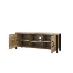 Wohnen Tv & Hifi-Möbel|Lowboards<TV Lowboard in Fichte Holzoptik - Simeona