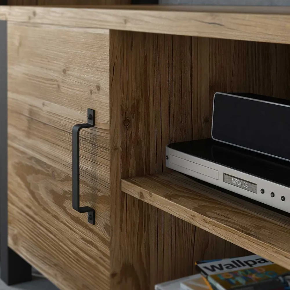 Wohnen Tv & Hifi-Möbel|Lowboards<TV Lowboard in Fichte Holzoptik - Simeona