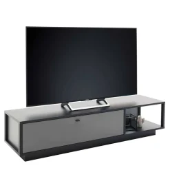 Wohnen Tv & Hifi-Möbel|Lowboards<TV Lowboard in Grau & Anthrazit - Ridona