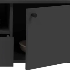 Wohnen Tv & Hifi-Möbel|Lowboards<TV Lowboard in Grau und Wildeiche - Penzanca