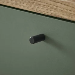 Wohnen Tv & Hifi-Möbel|Lowboards<TV Lowboard in Graugrün und Wildeiche - Oliva