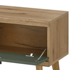 Wohnen Tv & Hifi-Möbel|Lowboards<TV Lowboard in Graugrün und Wildeiche - Oliva