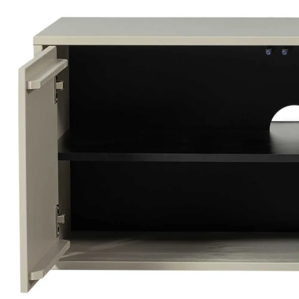 Wohnen Lowboards<TV Lowboard in Hellgrau Kiefernholz - Prime