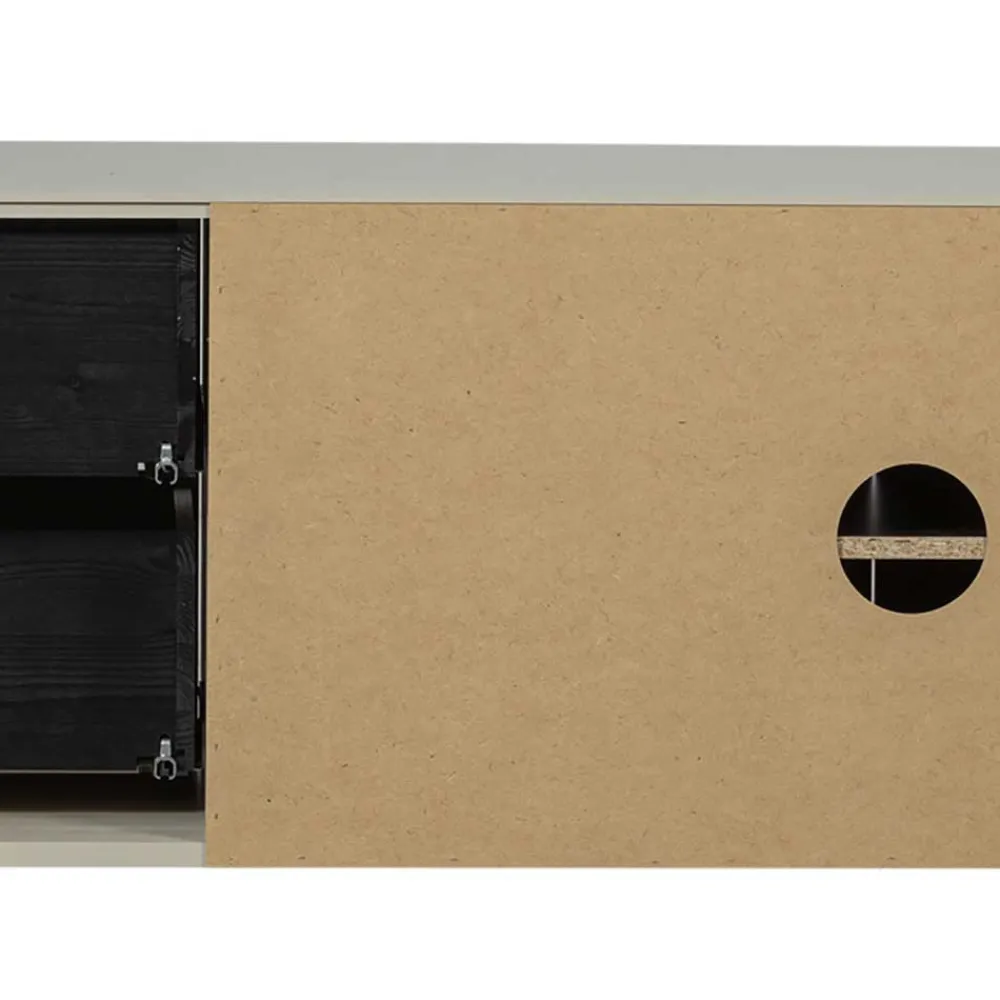 Wohnen Lowboards<TV Lowboard in Hellgrau Kiefernholz - Prime