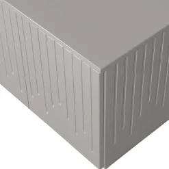 Wohnen Tv & Hifi-Möbel|Lowboards<TV Lowboard in Hellgrau lackiert - Lucaz