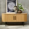 Wohnen Tv & Hifi-Möbel|Lowboards<TV Lowboard in ovalem Design - Teorina