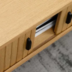 Wohnen Tv & Hifi-Möbel|Lowboards<TV Lowboard in ovalem Design - Teorina