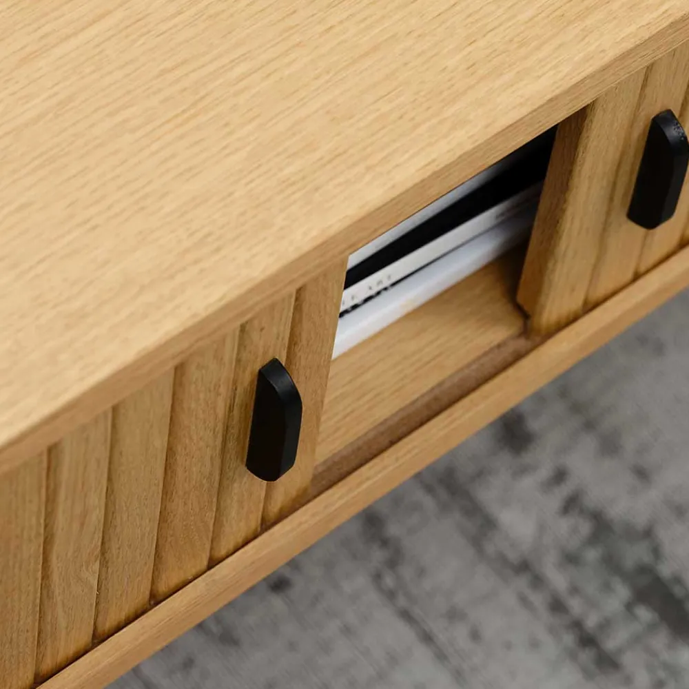 Wohnen Tv & Hifi-Möbel|Lowboards<TV Lowboard in ovalem Design - Teorina