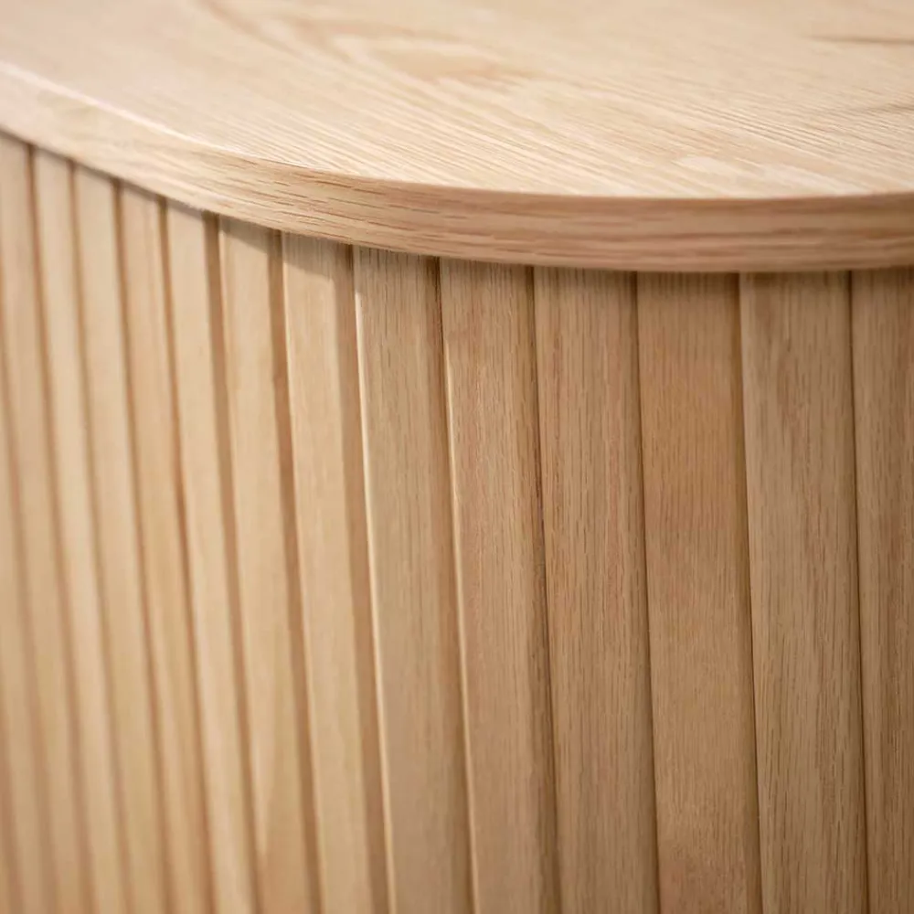 Wohnen Tv & Hifi-Möbel|Lowboards<TV Lowboard in ovalem Design - Teorina