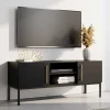 Wohnen Tv & Hifi-Möbel|Lowboards<TV Lowboard in Schwarz - Groot