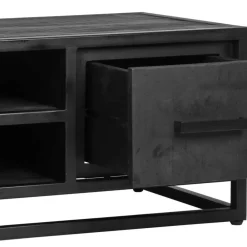 Wohnen Tv & Hifi-Möbel|Lowboards<TV Lowboard in Schwarz Antik Finish - Esturado