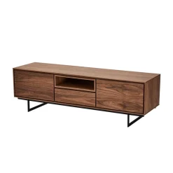 Wohnen Tv & Hifi-Möbel|Lowboards<TV Lowboard in Walnussfarben Furnier - Melvue