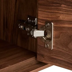 Wohnen Tv & Hifi-Möbel|Lowboards<TV Lowboard in Walnussfarben Furnier - Melvue