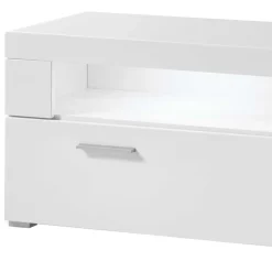Wohnen Tv & Hifi-Möbel|Lowboards<TV Lowboard in Weiß hochglänzend - Timmona