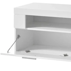 Wohnen Tv & Hifi-Möbel|Lowboards<TV Lowboard in Weiß hochglänzend - Timmona