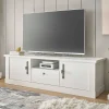 Wohnen Tv & Hifi-Möbel|Lowboards<TV Lowboard in weißer Holzoptik Pinie - Liancos