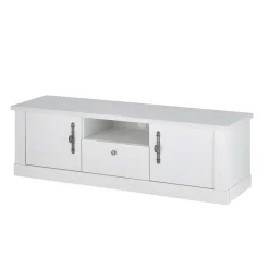 Wohnen Tv & Hifi-Möbel|Lowboards<TV Lowboard in weißer Holzoptik Pinie - Liancos