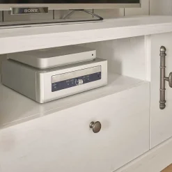 Wohnen Tv & Hifi-Möbel|Lowboards<TV Lowboard in weißer Holzoptik Pinie - Liancos