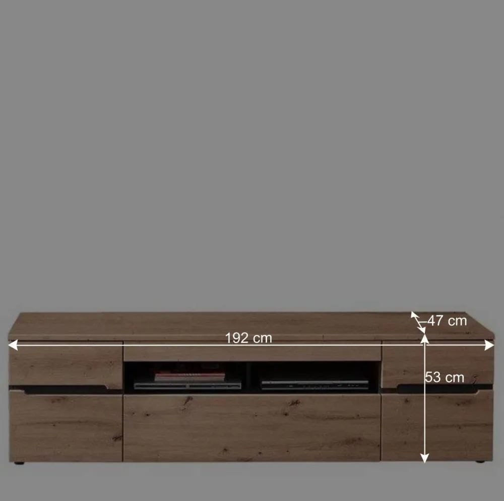 Wohnen Tv & Hifi-Möbel|Lowboards<TV Lowboard mit 192 cm Breite - Kuetra