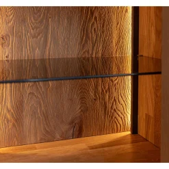 Wohnen Tv & Hifi-Möbel|Lowboards<TV Lowboard mit Glas und LED Beleuchtung - Cocondar