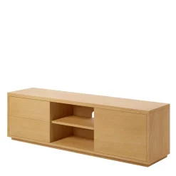 Wohnen Tv & Hifi-Möbel|Lowboards<TV Lowboard mit zwei Schubladen & Tür - Elastian