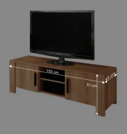 Wohnen Tv & Hifi-Möbel|Lowboards<TV Lowboard Mosniak aus Kernbuche Massivholz