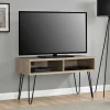 Wohnen Tv & Hifi-Möbel|Lowboards<TV Regal in Eiche Holzoptik & Schwarz - Esberg