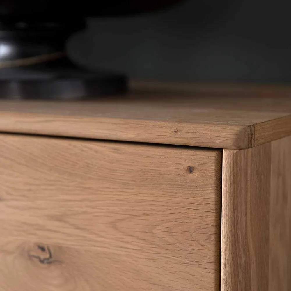 Wohnen Tv & Hifi-Möbel<TV Schrank aus Eiche Bianco geölt - Assela