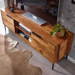 Wohnen Tv & Hifi-Möbel|Lowboards<TV Schrank aus Sheesham Massivholz - Placer