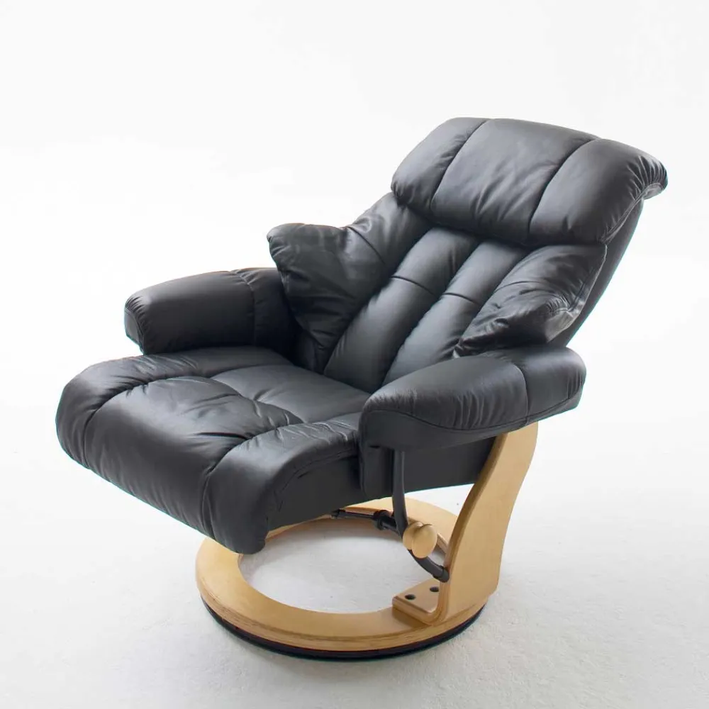 Wohnen Sessel<TV Sessel Manon in Schwarz (zweiteilig)