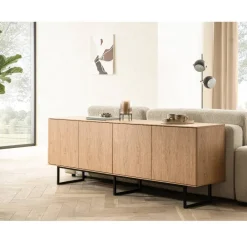 Wohnen Wohnwände<TV Sideboard und Highboard Set - Jaskin (zweiteilig)