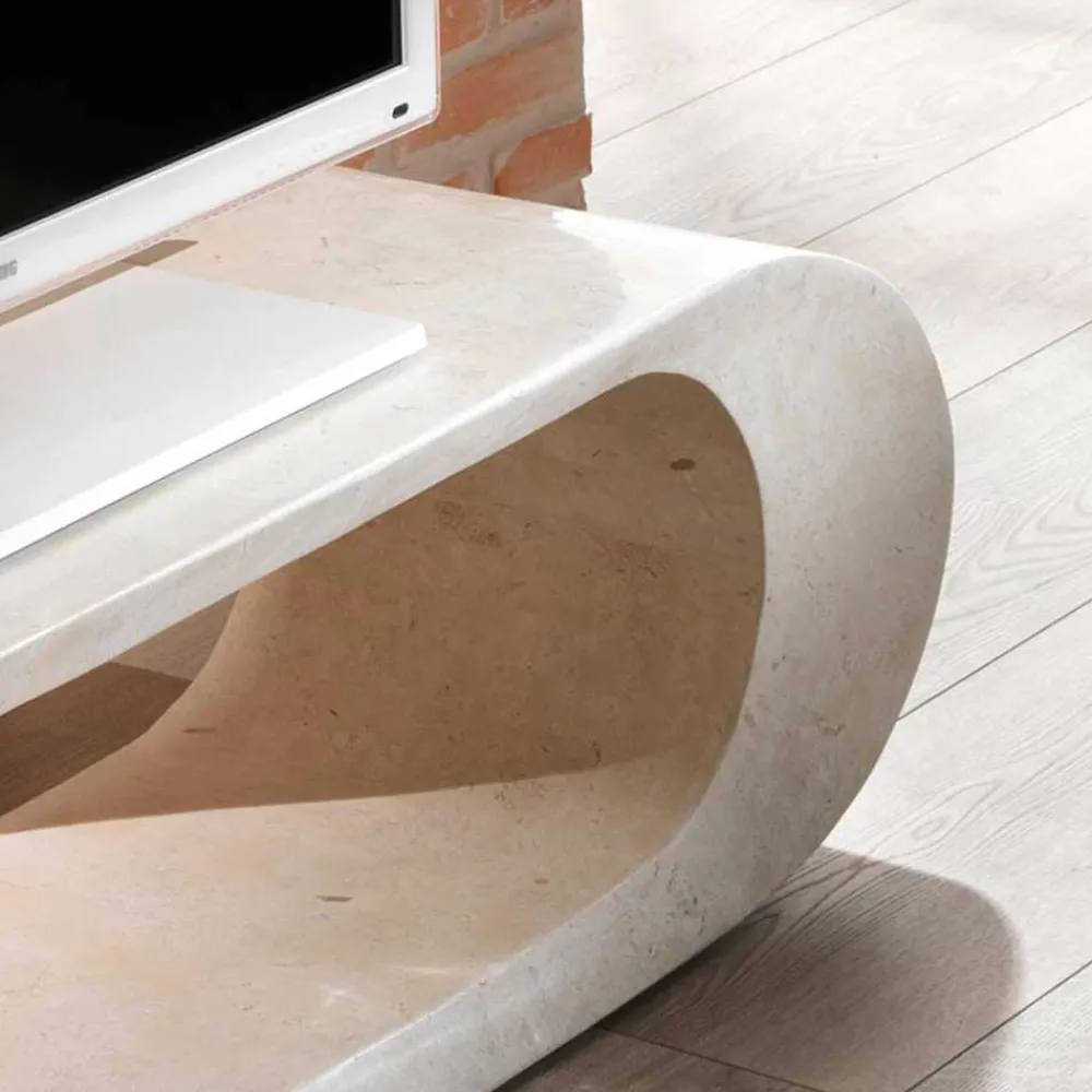 Wohnen Tv & Hifi-Möbel|Lowboards<TV Tisch Filicudia in Creme Weiß