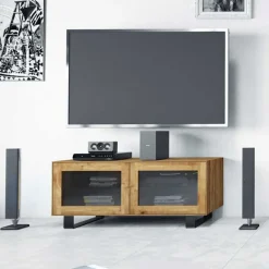 Wohnen Tv & Hifi-Möbel|Lowboards<TV Tisch Manzey aus Wildeiche Massivholz