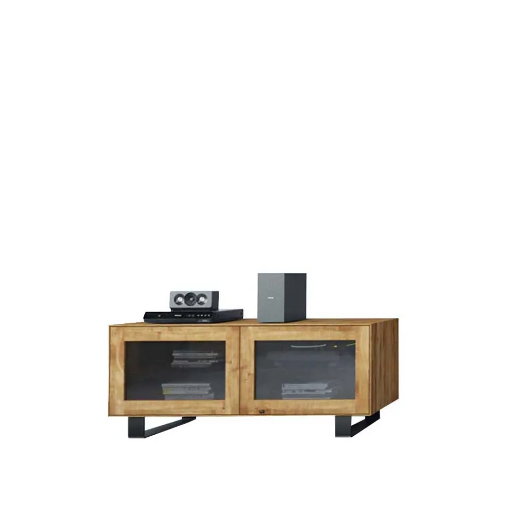 Wohnen Tv & Hifi-Möbel|Lowboards<TV Tisch Manzey aus Wildeiche Massivholz