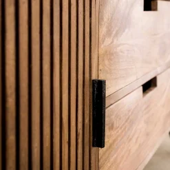 Wohnen Tv & Hifi-Möbel|Lowboards<TV Unterschrank aus Mangoholz in Sandfarben - Baina