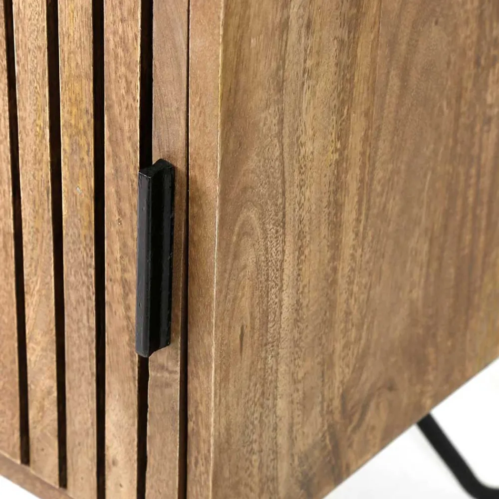 Wohnen Tv & Hifi-Möbel|Lowboards<TV Unterschrank aus Mangoholz in Sandfarben - Baina